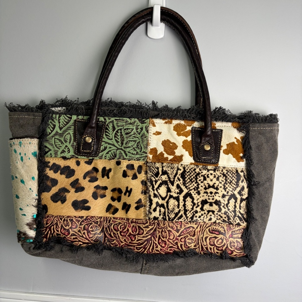 Patchwork Tote Bag - Multicolor - image 5